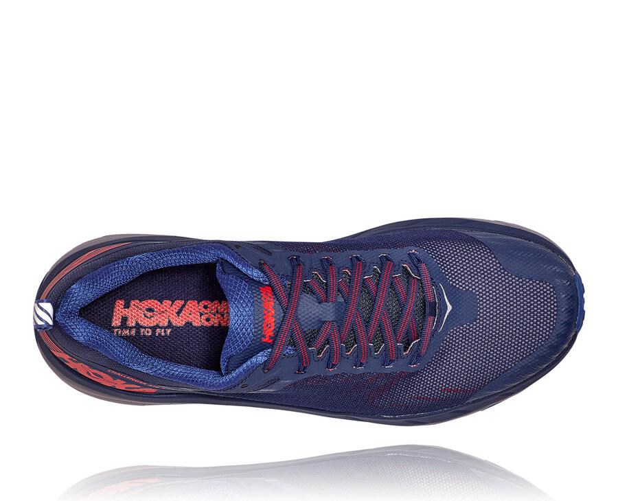 Tenis Trail Hoka One One Masculino Azul Marinho - Challenger Atr 5 - 130-YOJRUW